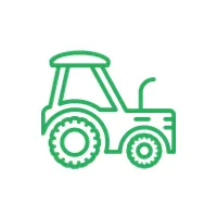 Grünes Kennzeichen für Land- und Forstwirtschaft